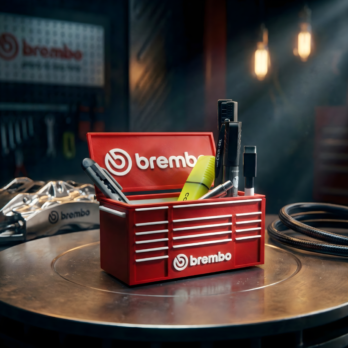 Toolbox Inspired Desk Organiser