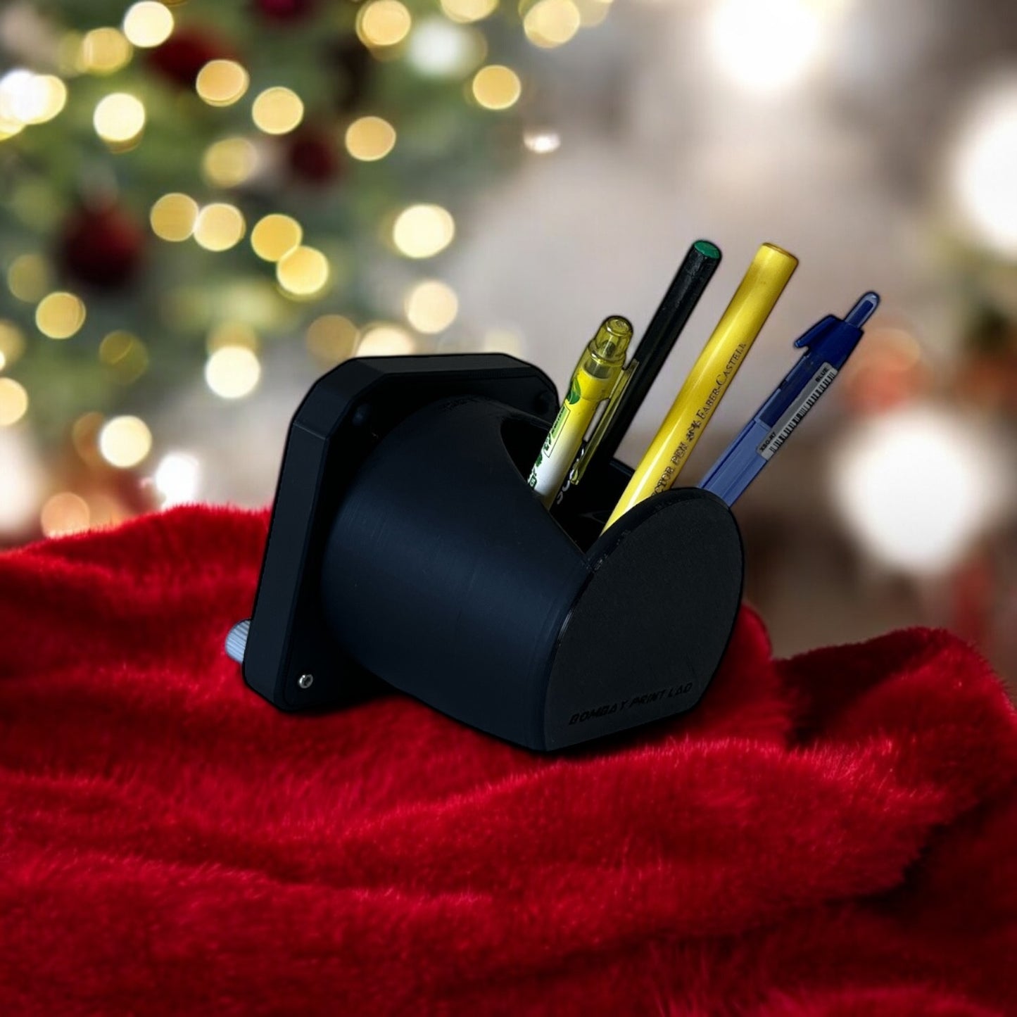 Altimeter Desk Clock with Penstand