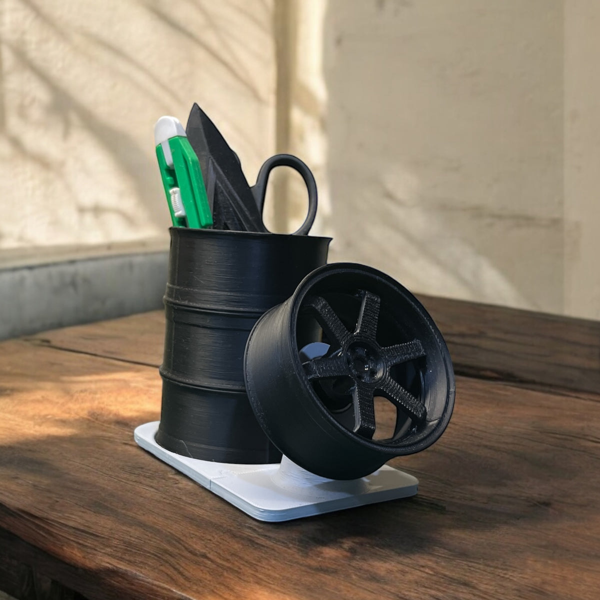 Racing Wheel Pen Stand