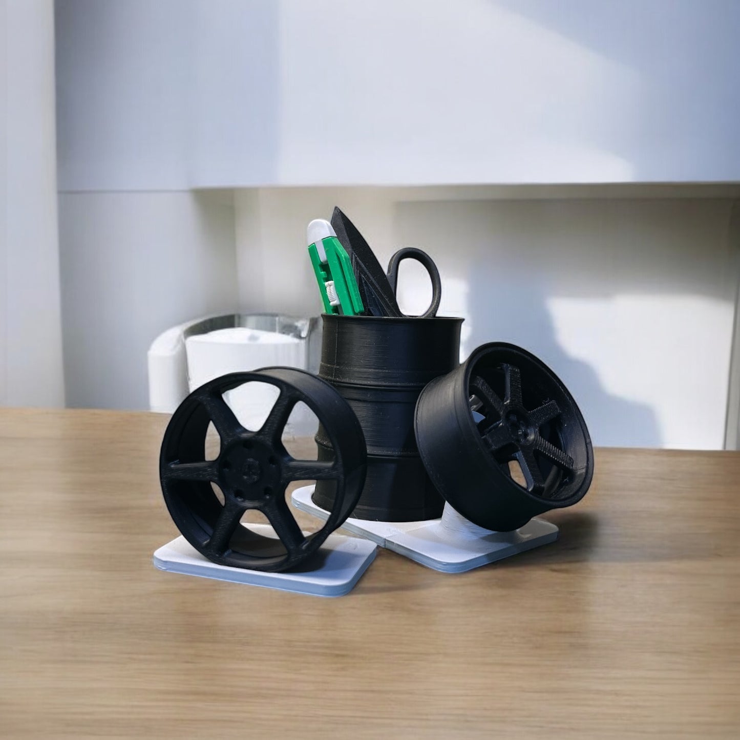 Racing Wheel Pen Stand